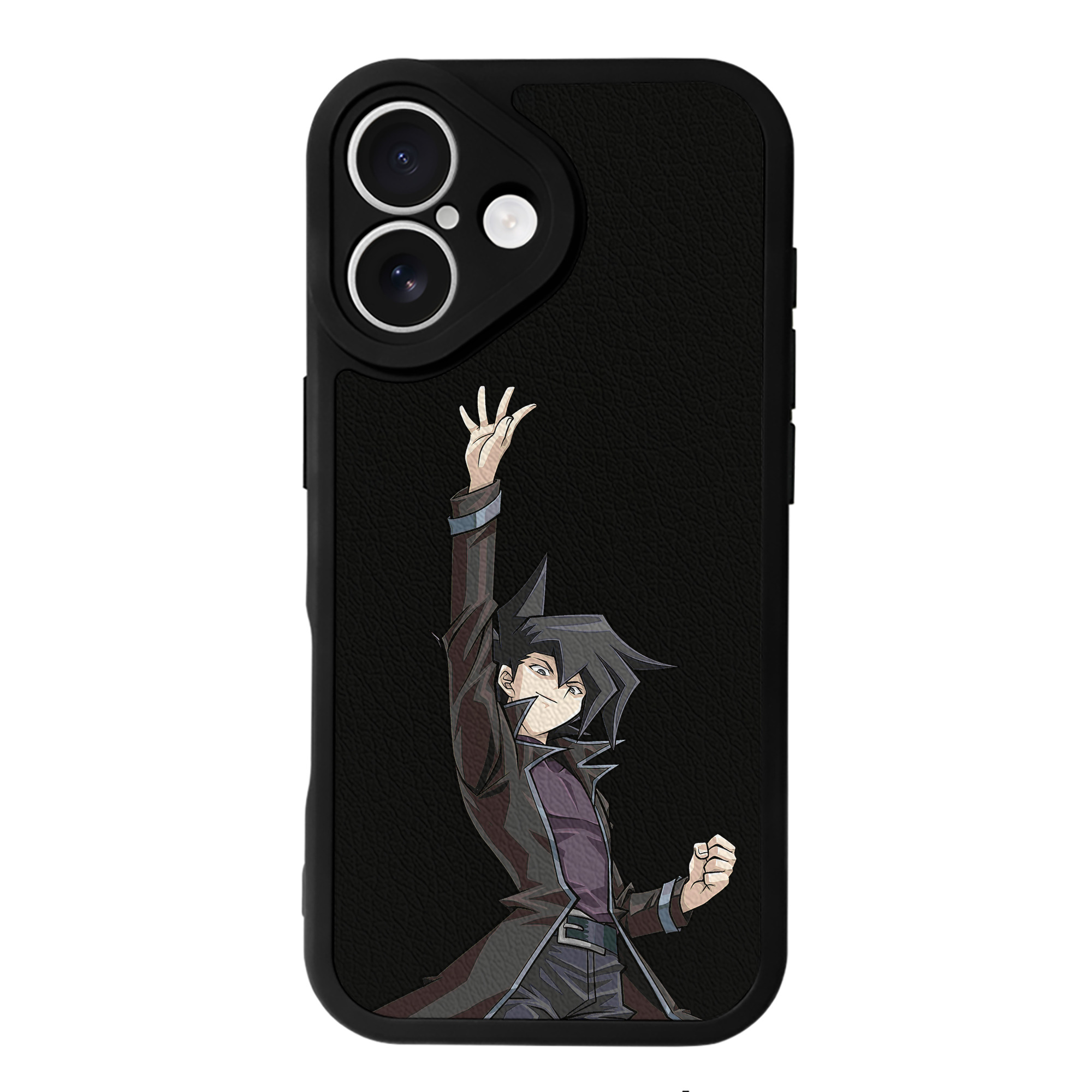 遊☆戯☆王 Yu-Gi-Oh! 【iPhone 16シリーズ対応】シリコンスマホケース（レザー調） 材質：シリコン